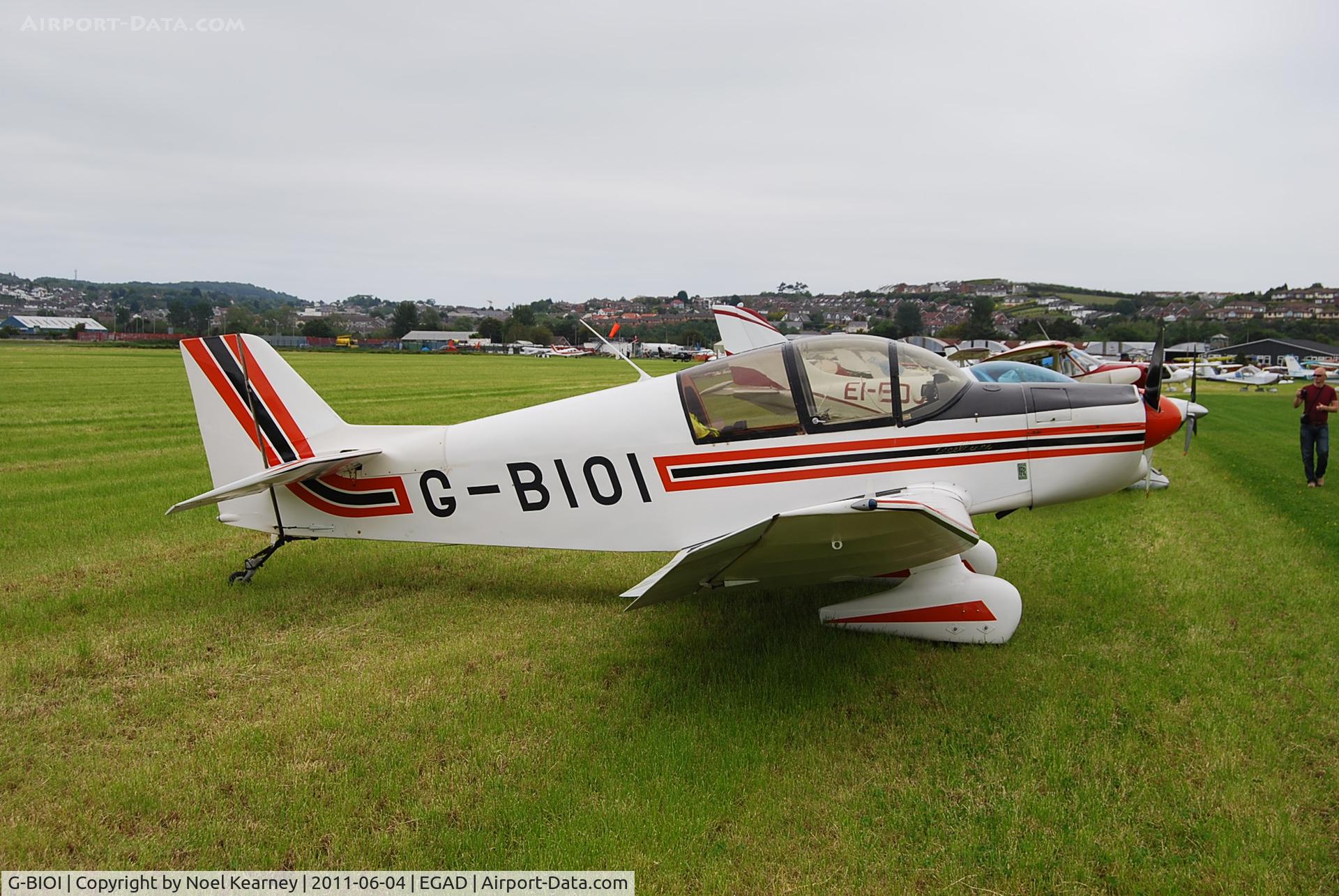 G-BIOI, 1964 SAN Jodel DR-1050M Excellence C/N 477, On the display line - EGAD Fly-in 2011