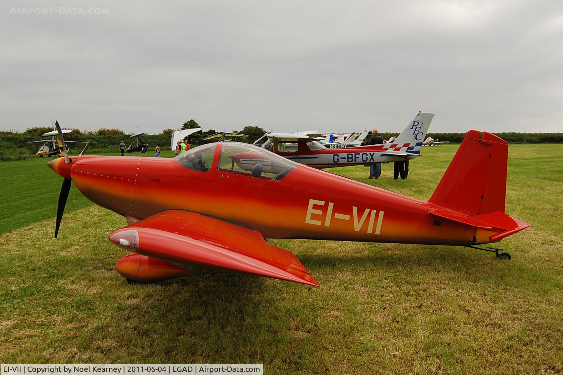 EI-VII, Vans RV-7 C/N 73114, On the display line - EGAD Fly-in 2011