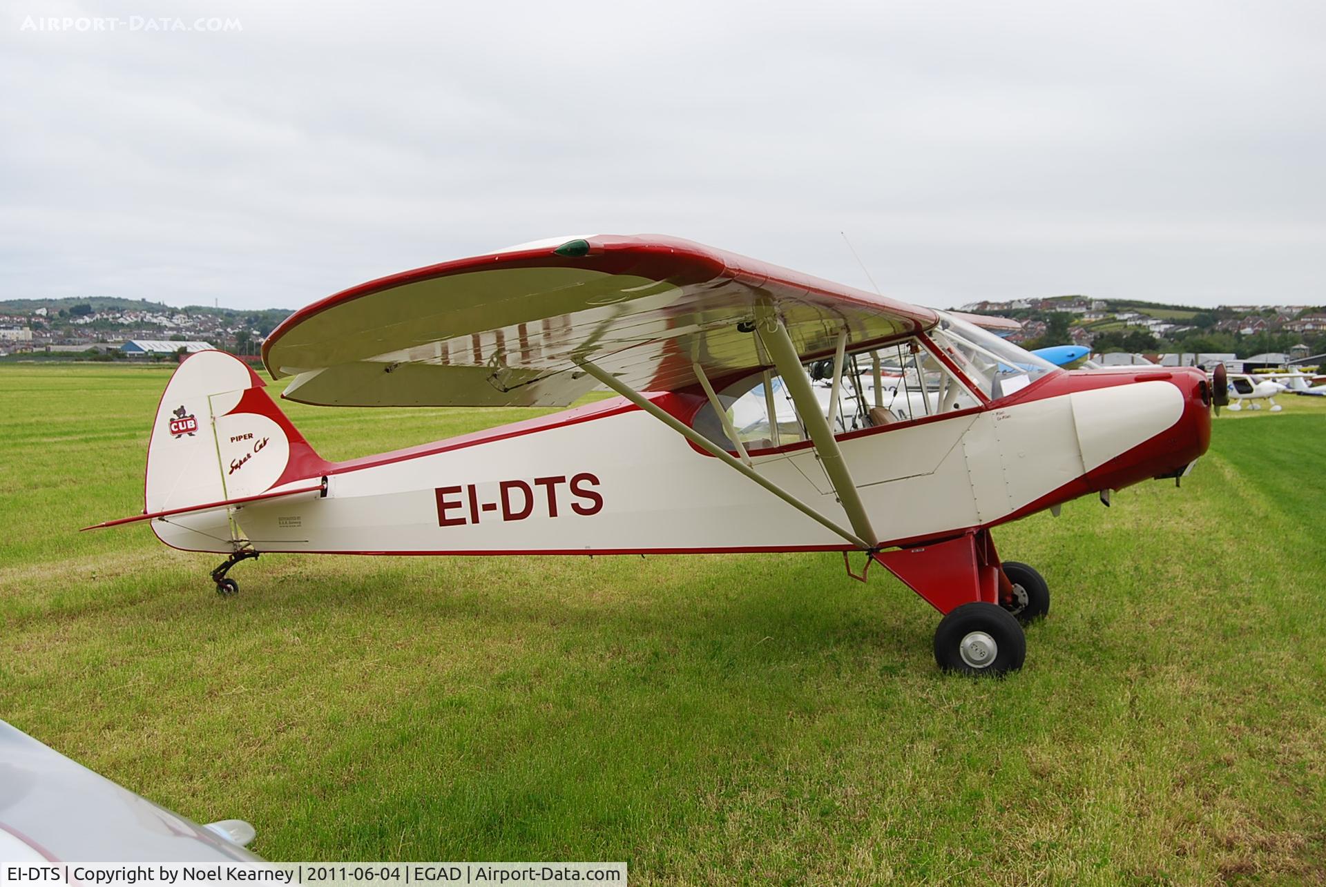 EI-DTS, 1957 Piper PA-18-95 Super Cub C/N 18-5822, On the display line - EGAD Fly-in 2011