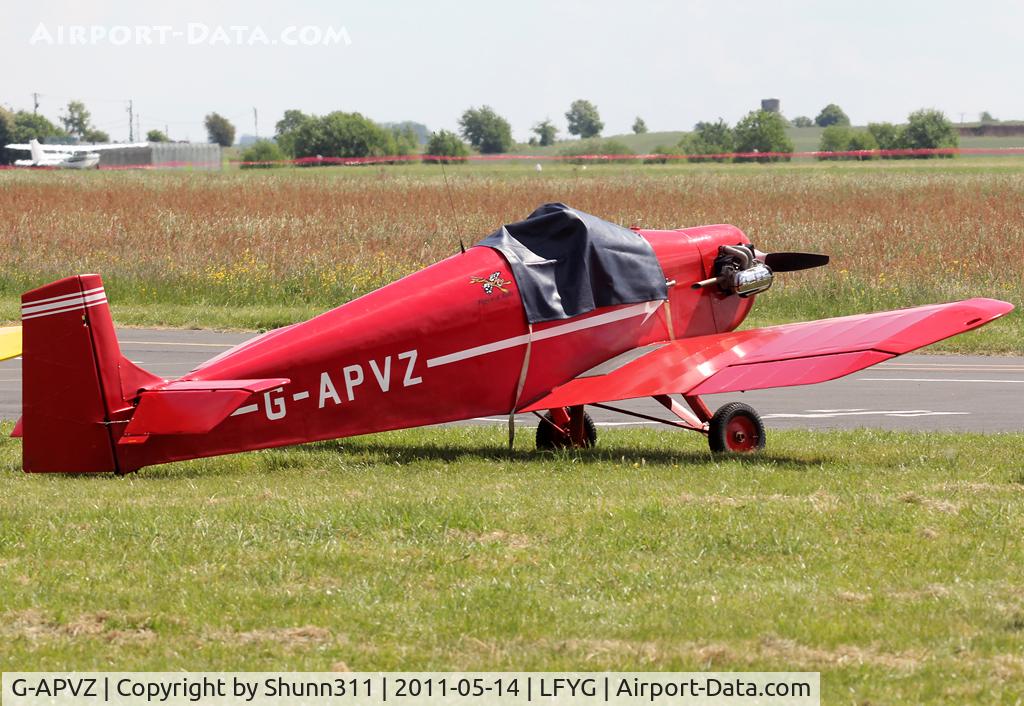 G-APVZ, 1960 Rollason Druine D.31 Turbulent C/N PFA 545, Parked in the grass...