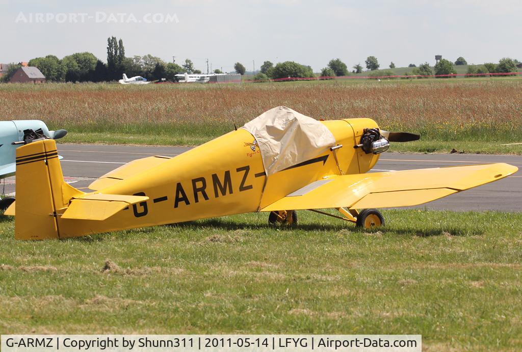 G-ARMZ, 1961 Rollason Druine D.31 Turbulent C/N PFA 565, Parked in the grass...