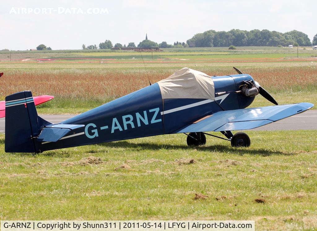 G-ARNZ, 1961 Rollason Druine D.31 Turbulent C/N PFA 579, Parked in the grass...