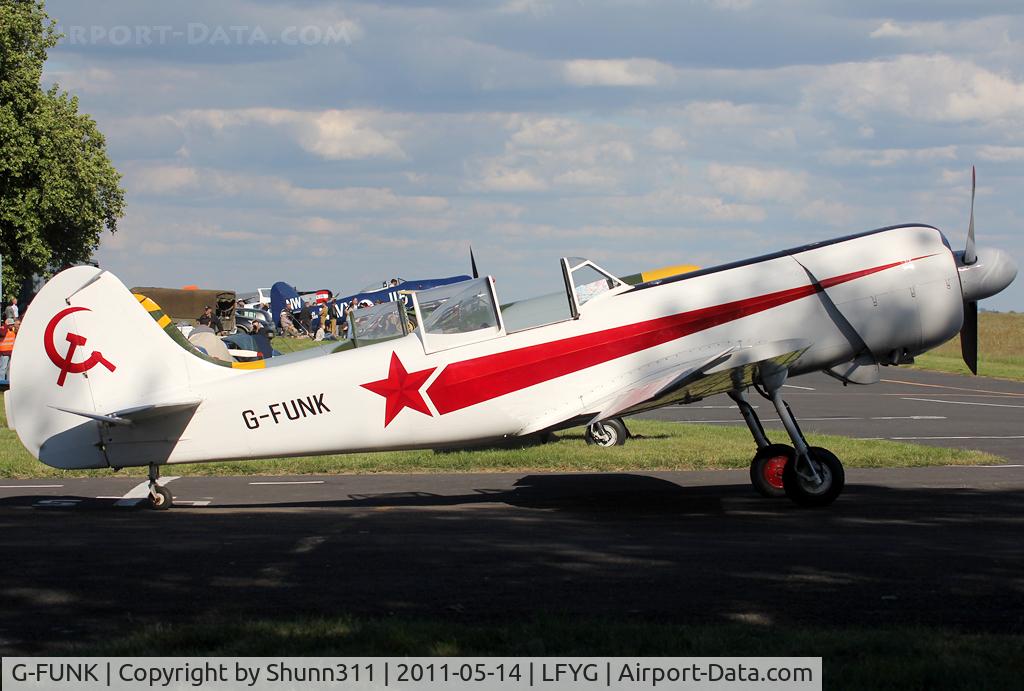 G-FUNK, 1985 Yakovlev Yak-50 C/N 852908, Parked at the Airfield...