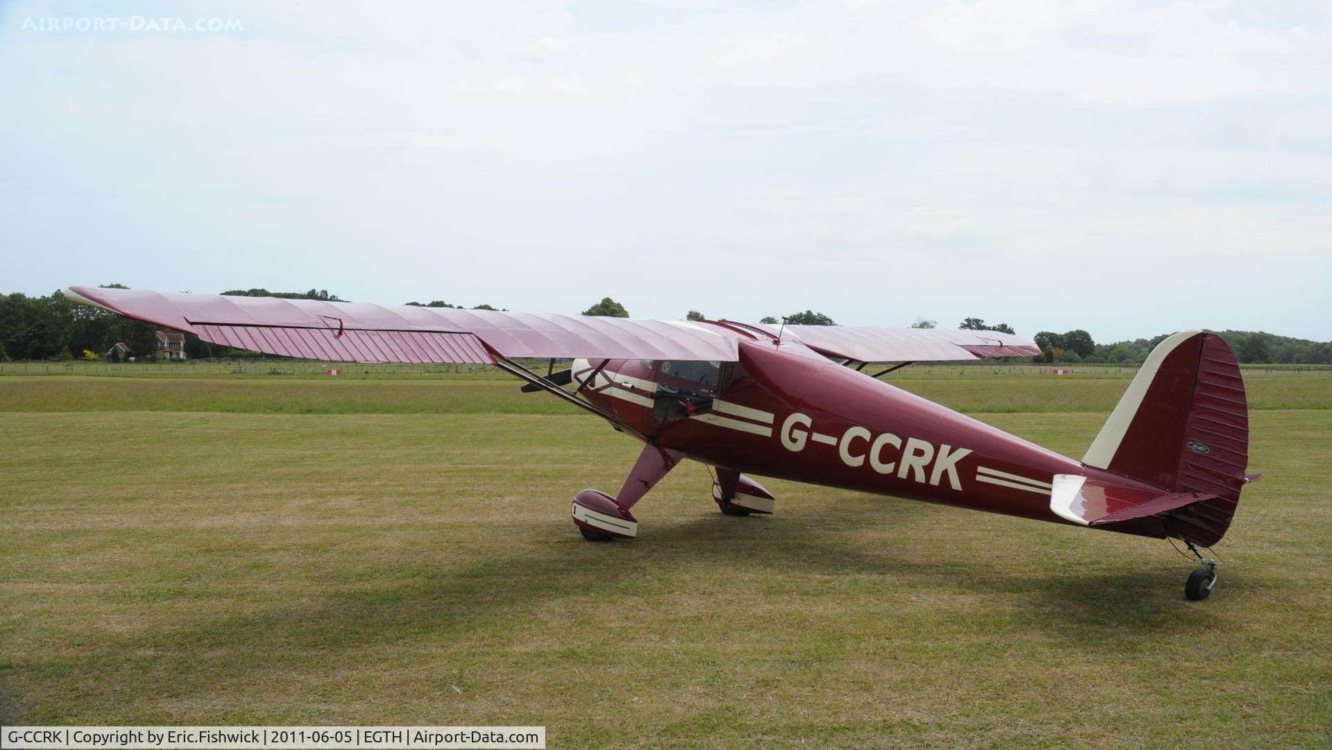 G-CCRK, 1946 Luscombe 8A C/N 3186, G-CCRK at Shuttleworth Summer Air Display June 2011