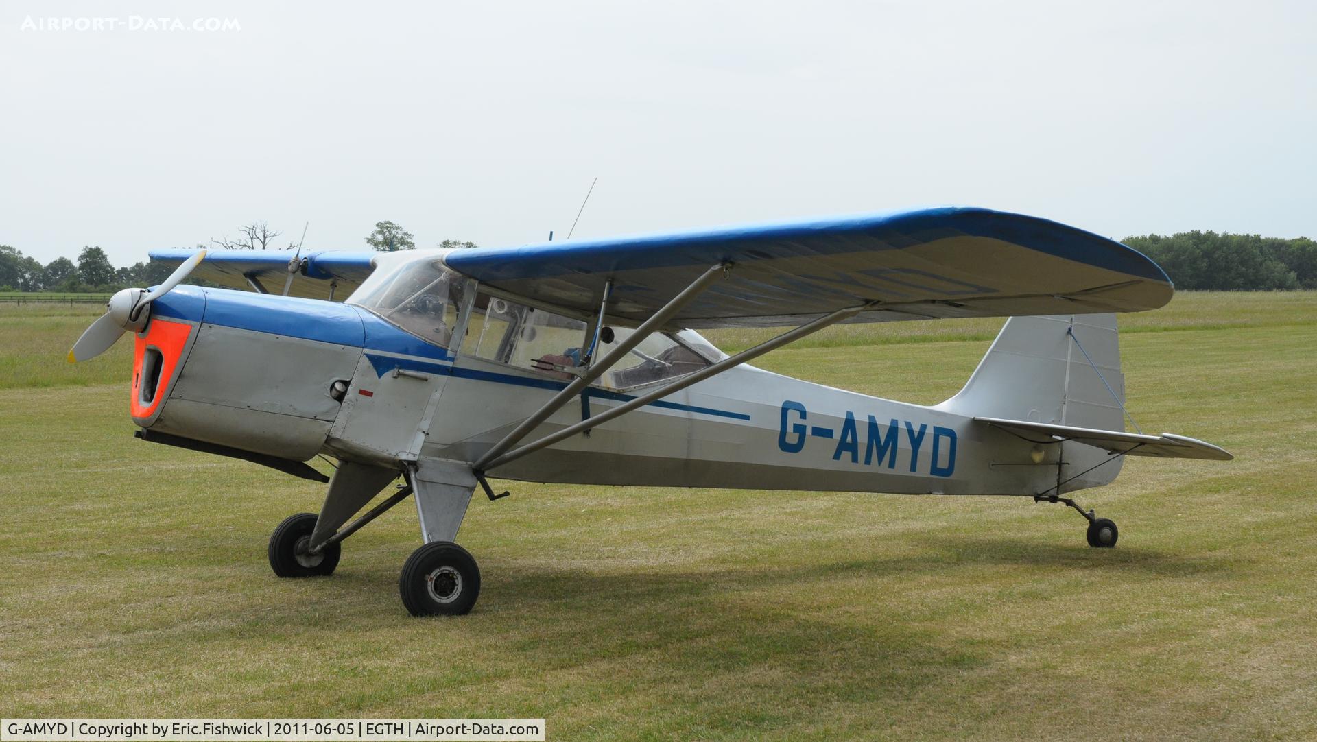 G-AMYD, 1953 Auster J-5L Aiglet Trainer C/N 2773, 3. G-AMYD at Shuttleworth Summer Air Display June 2011