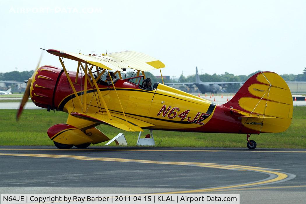 N64JE, 1989 Classic Aircraft Corp WACO YMF C/N F5-022, Classic Aircraft Corp YMF-5 Waco Classic F5 [F5-022] Lakeland-Linder~N 15/04/2010