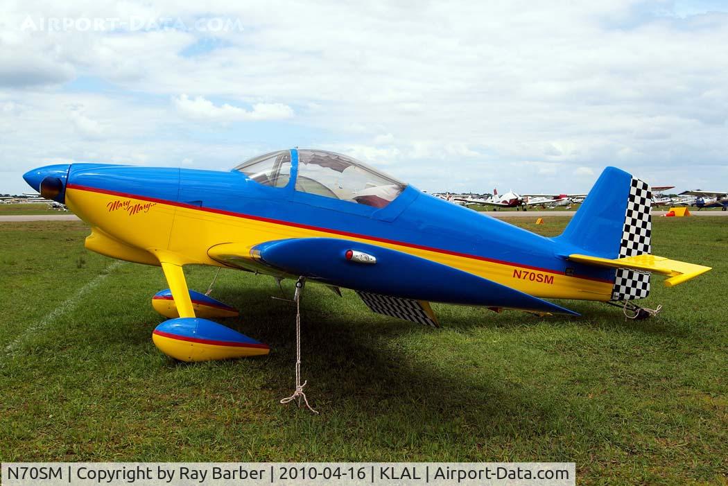 N70SM, Vans RV-6 C/N 60183, Van's RV-6 [60183] Lakeland-Linder~N 16/04/2010. Named 