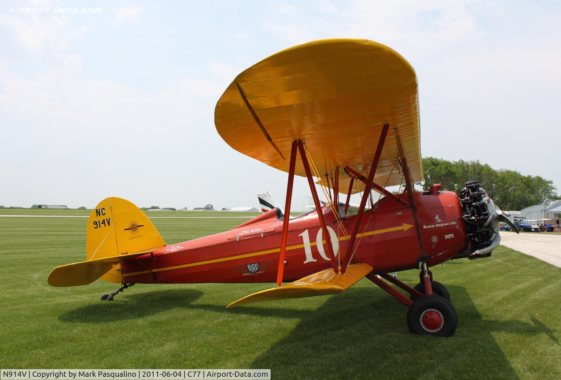 N914V, 1931 Brunner-Winkle Bird CK C/N 4004, Bird CK