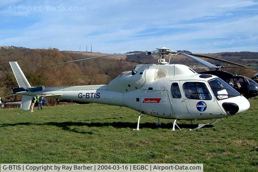 G-BTIS, 1983 Aerospatiale AS-355F-1 Ecureuil 2 C/N 5261, Aerospatiale AS.355F1 Ecureuil II [5261] Cheltenham Racecourse~G 16/03/2004