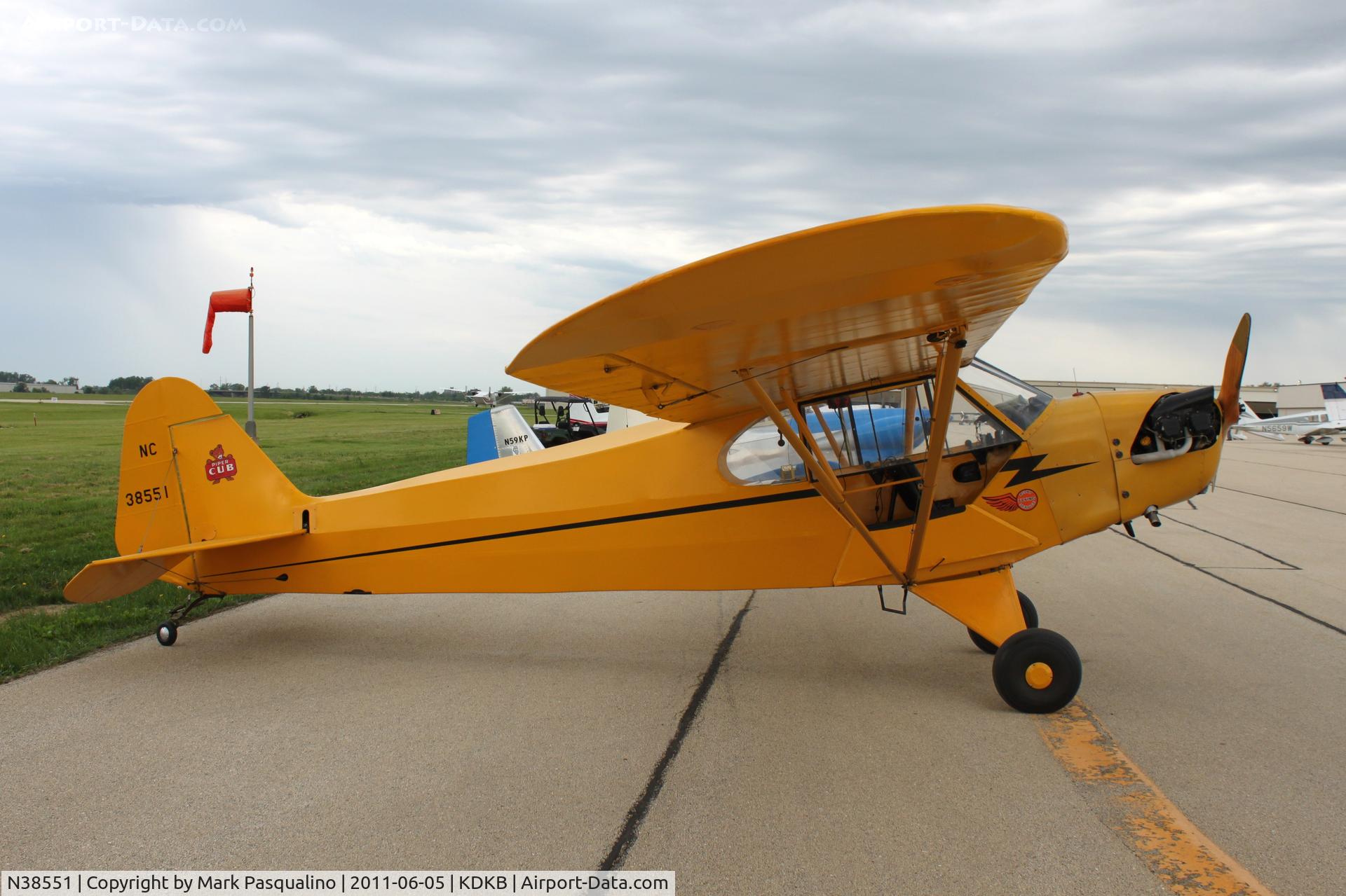N38551, 1941 Piper J3L-65 Cub Cub C/N 7118, Piper J3L-65