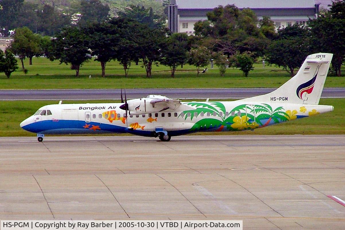 HS-PGM, 2003 ATR 72-212A C/N 704, Aerospatiale ATR-72-212A [704] (Bangkok Airways) Bangkok Int~HS 30/10/2005