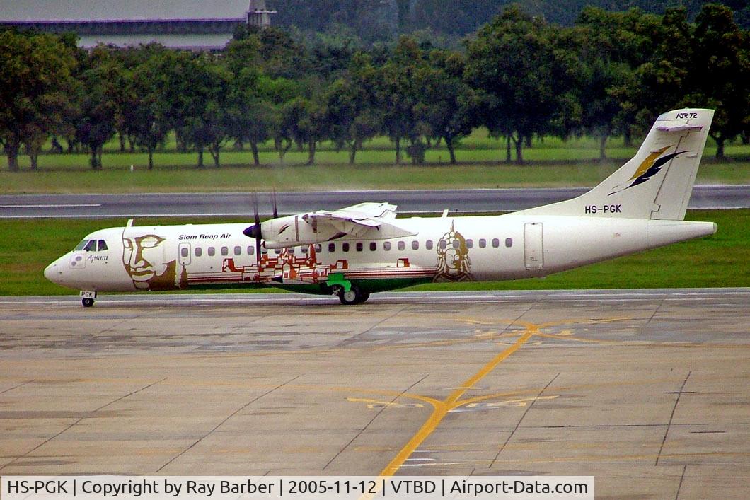 HS-PGK, 2001 ATR 72-212A C/N 680, Aerospatiale ATR-72-212A [680] (Bangkok Airways) Bangkok Int~HS 12/11/2005