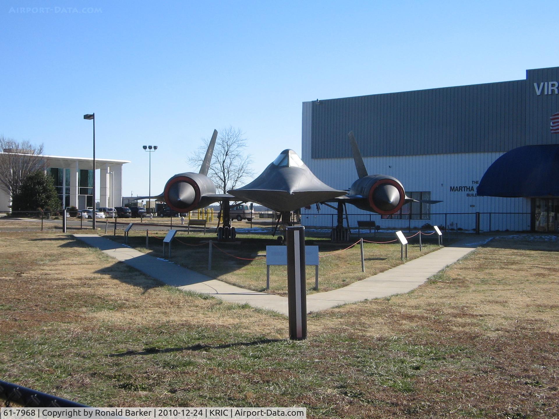 61-7968, 1966 Lockheed SR-71A Blackbird C/N 2019, Virginia Air Museum, Richmond