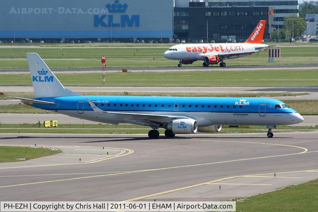 PH-EZH, 2009 Embraer 190LR (ERJ-190-100LR) C/N 19000319, KLM Cityhopper
