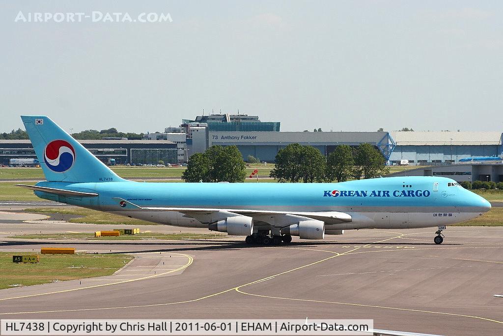 HL7438, 2003 Boeing 747-4B5ERF C/N 33515, Korean Air Lines