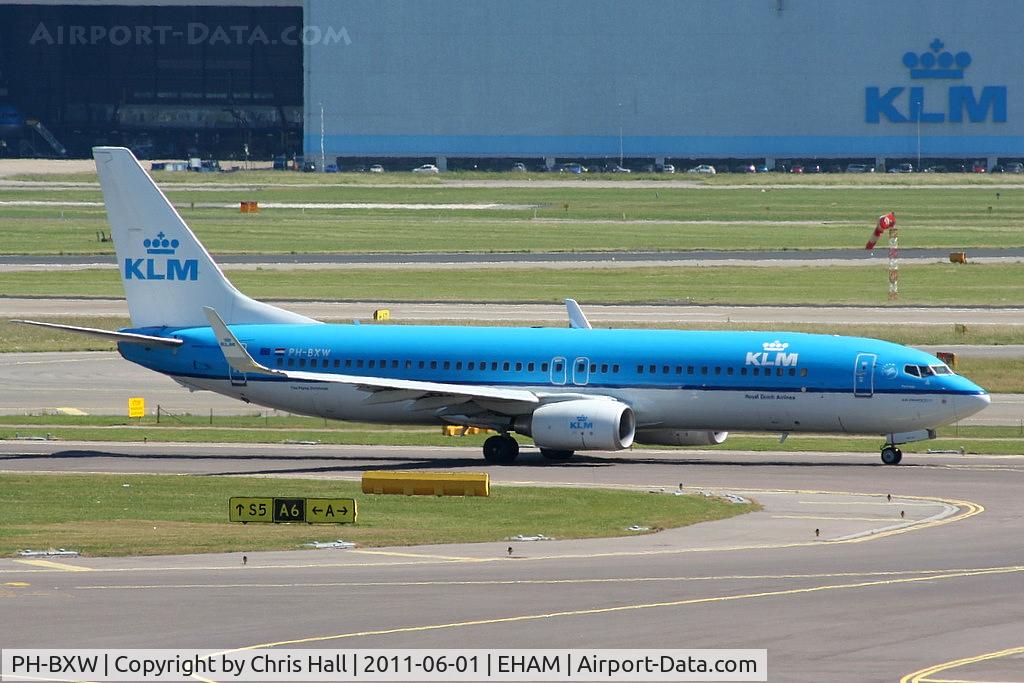 PH-BXW, 2007 Boeing 737-8K2 C/N 30360, KLM Royal Dutch Airlines