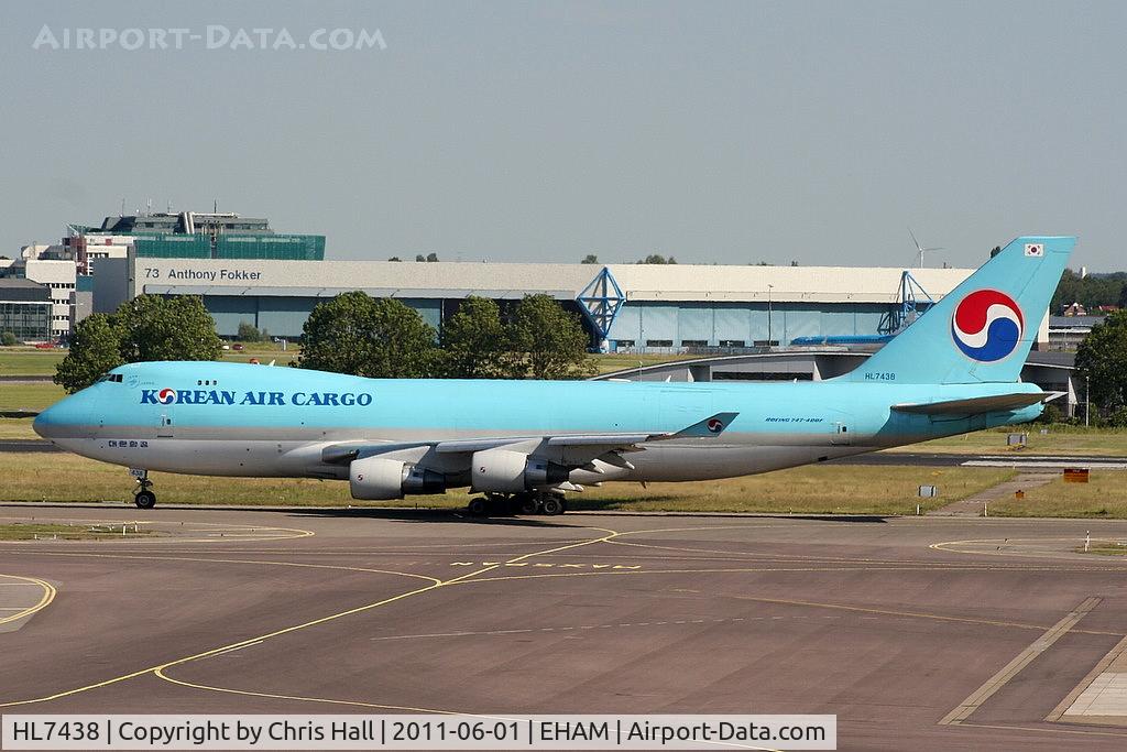 HL7438, 2003 Boeing 747-4B5ERF C/N 33515, Korean Air Lines