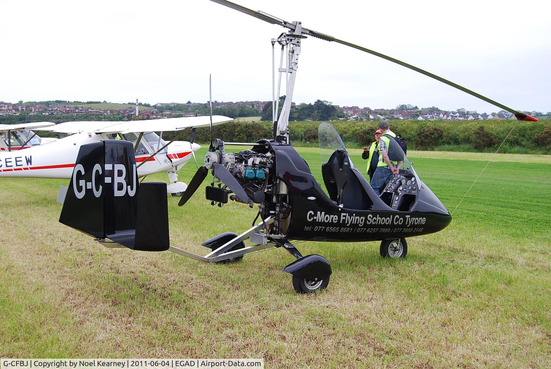 G-CFBJ, 2008 Rotorsport UK MT-03 C/N RSUK/MT-03/042, Parked in the display area at Newtownards Airfield.