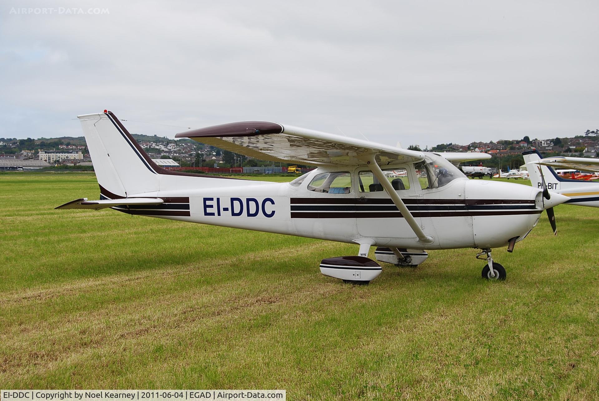 EI-DDC, Reims Cessna F172M C/N 1082, Parked in the display area at Newtownards Airfield.