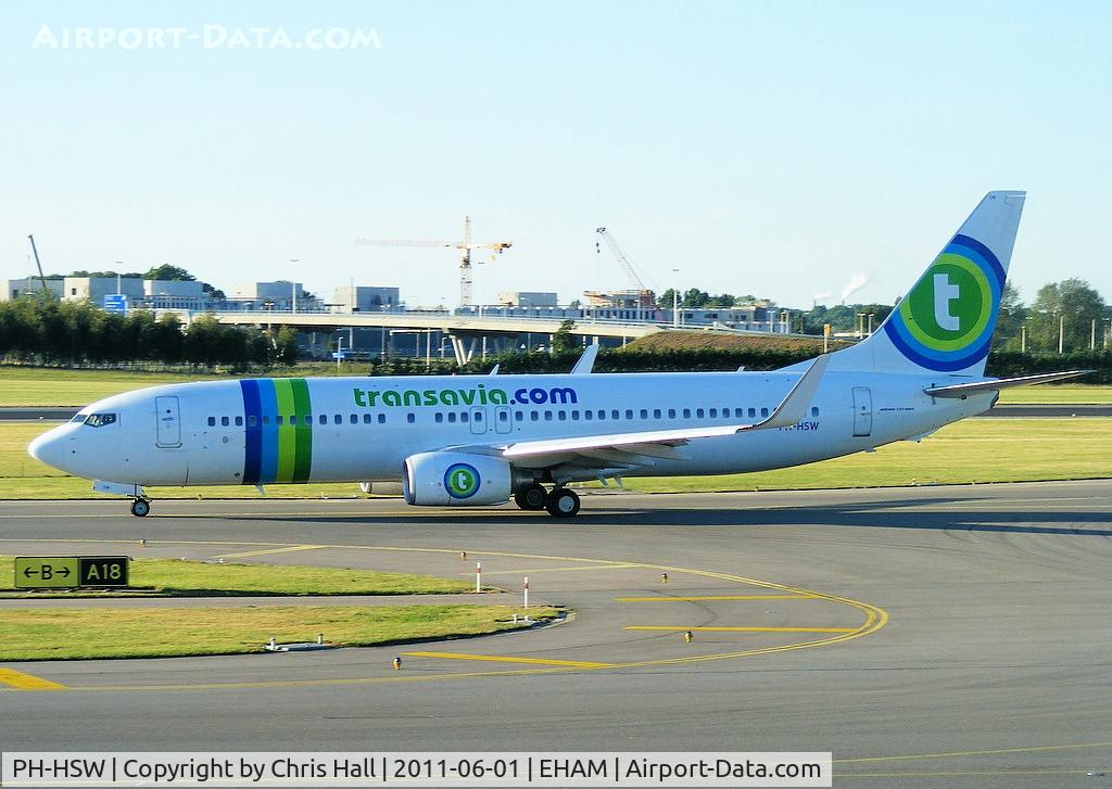 PH-HSW, 2009 Boeing 737-8K2 C/N 37160, Transavia Airlines