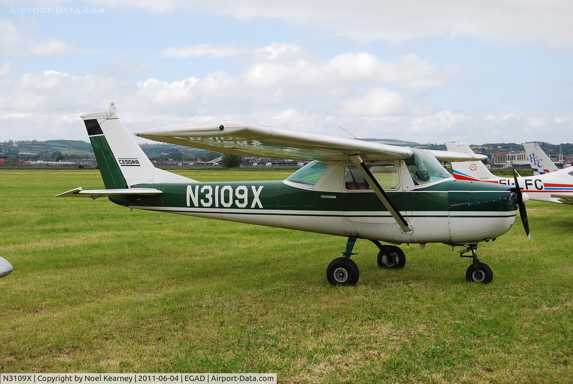 N3109X, 1966 Cessna 150F C/N 15064509, Parked in the display area at Newtownards Airfield.