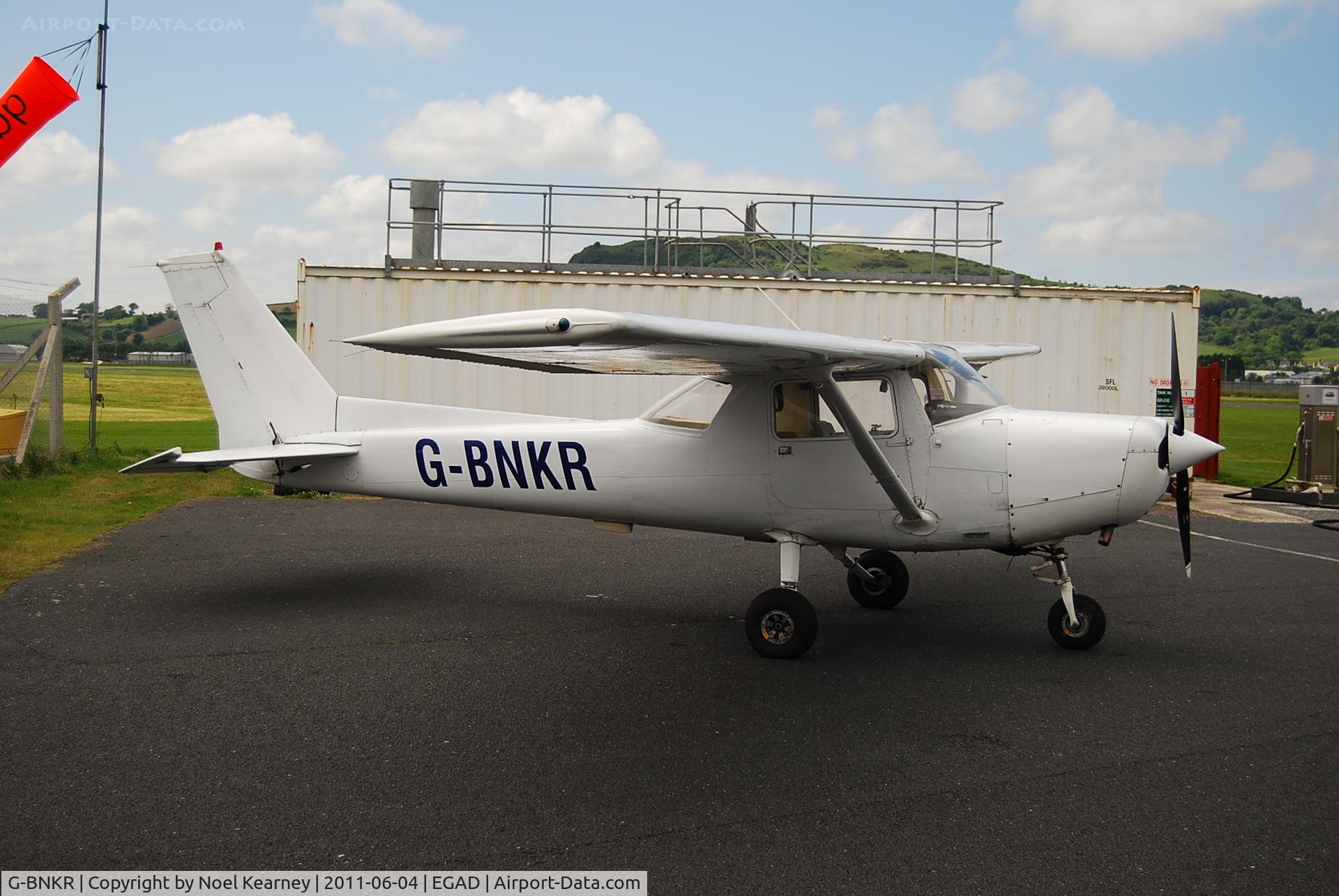G-BNKR, 1978 Cessna 152 C/N 152-81284, Parked on the apron at Newtownards Airfield.