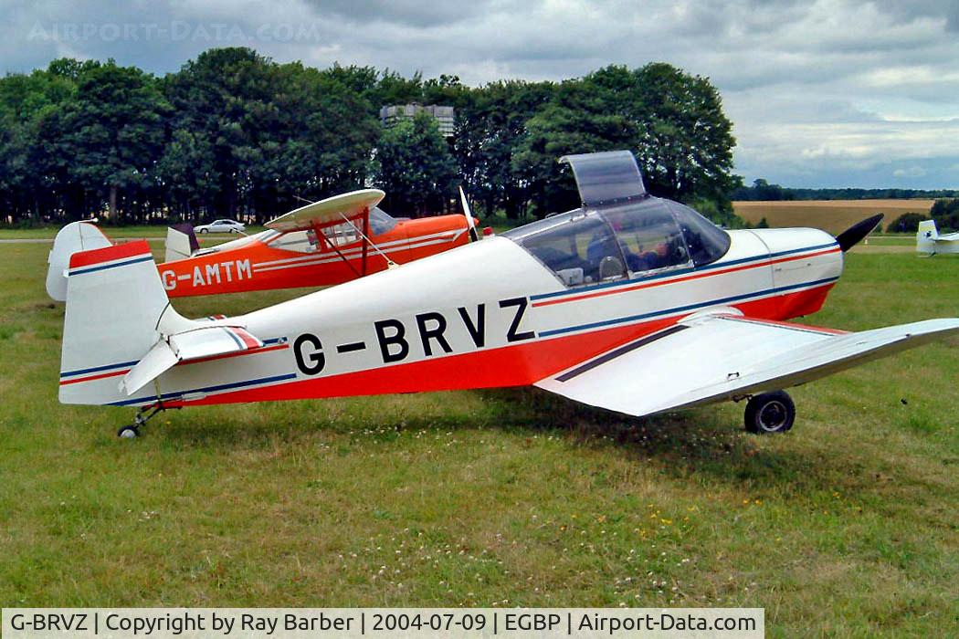 G-BRVZ, 1956 SAN Jodel D-117 C/N 433, Jodel D.117 Gran Tourisme [433] Kemble~G 09/07/2004