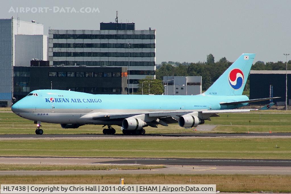 HL7438, 2003 Boeing 747-4B5ERF C/N 33515, Korean Air Lines