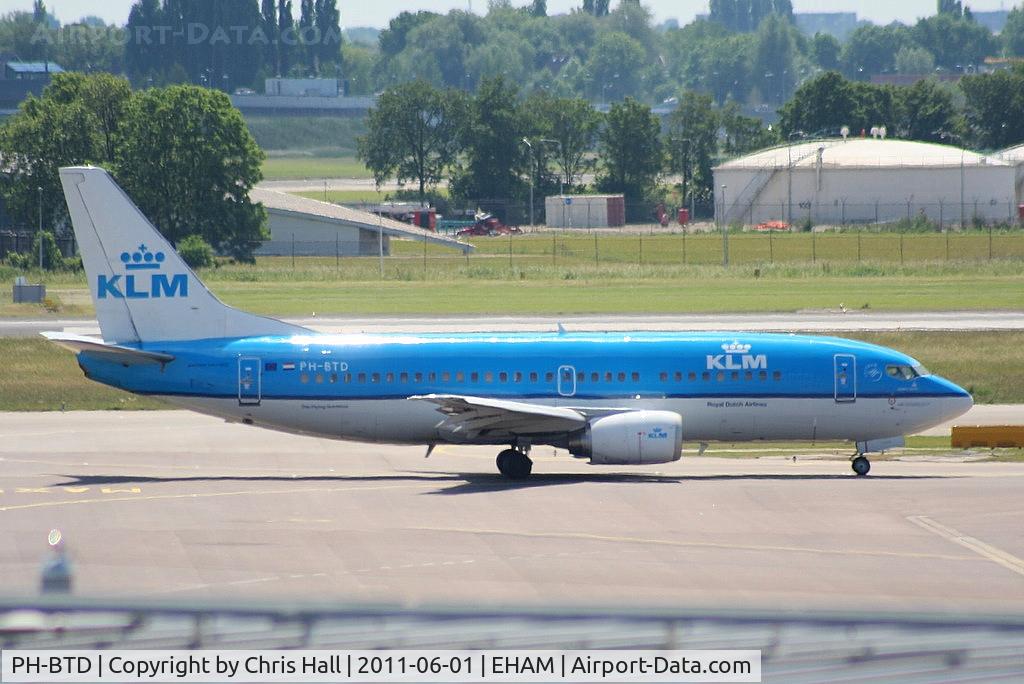 PH-BTD, 1992 Boeing 737-306 C/N 27420, KLM Royal Dutch Airlines