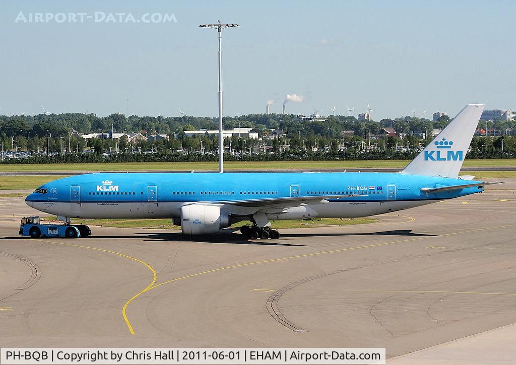 PH-BQB, 2003 Boeing 777-206/ER C/N 33712, KLM Royal Dutch Airlines