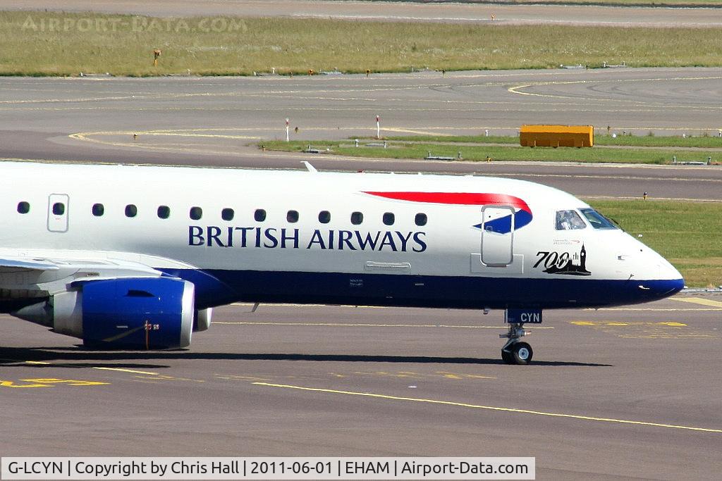 G-LCYN, 2010 Embraer 190SR (ERJ-190-100SR) C/N 19000392, Cityflyer Express