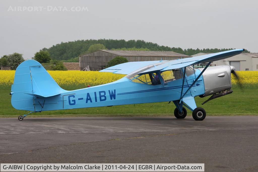 G-AIBW, 1946 Auster J-1N Alpha C/N 2158, Auster J-1N at Breighton Airfield, UK in April 2011.