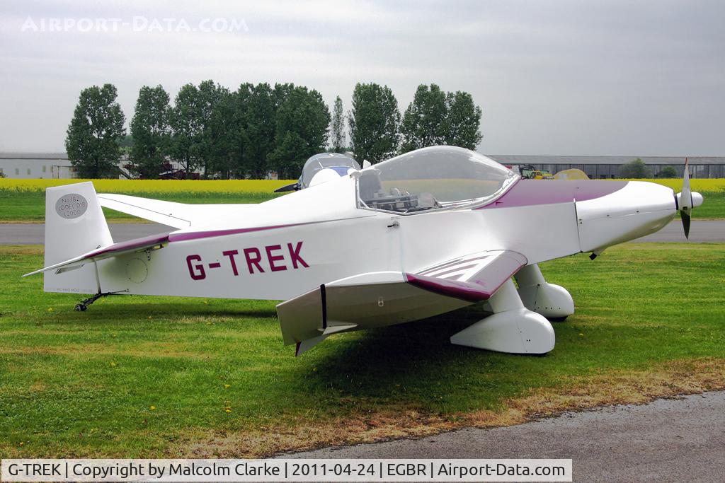 G-TREK, 1995 Jodel D-18 C/N PFA 169-11265, Jodel D.18 at Breighton Airfield, UK in April 2011.