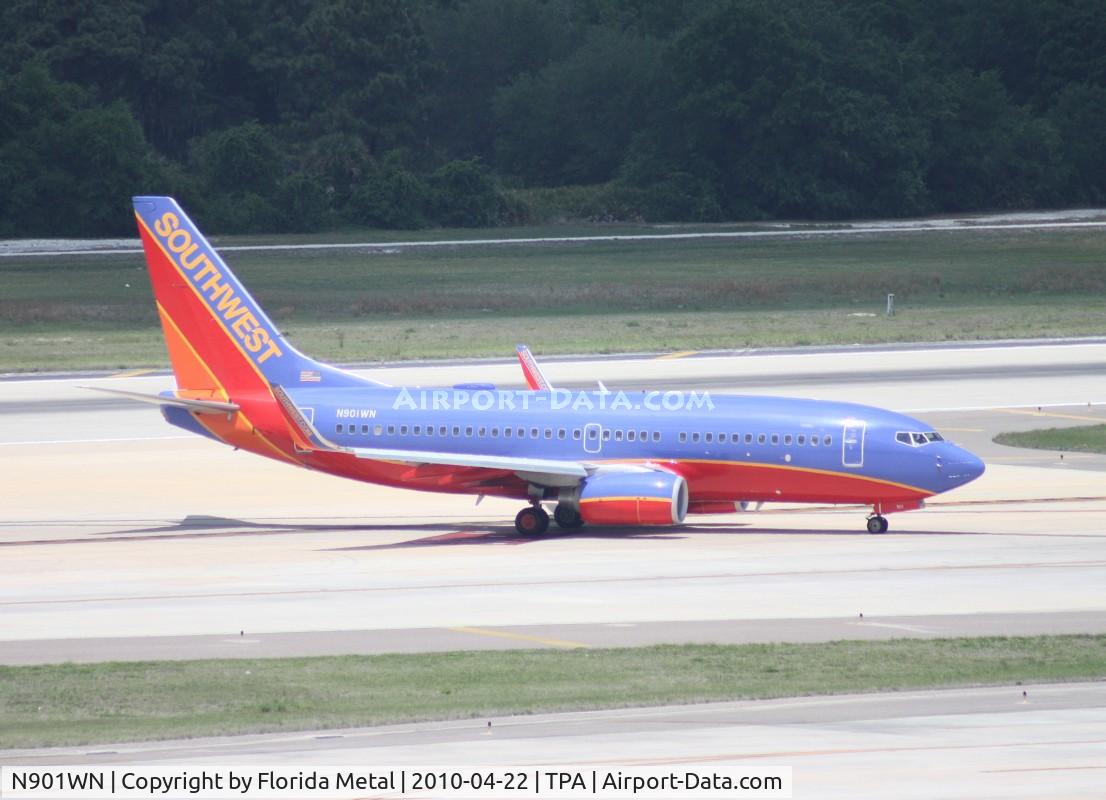 N901WN, 2007 Boeing 737-7H4 C/N 32545, Southwest 737