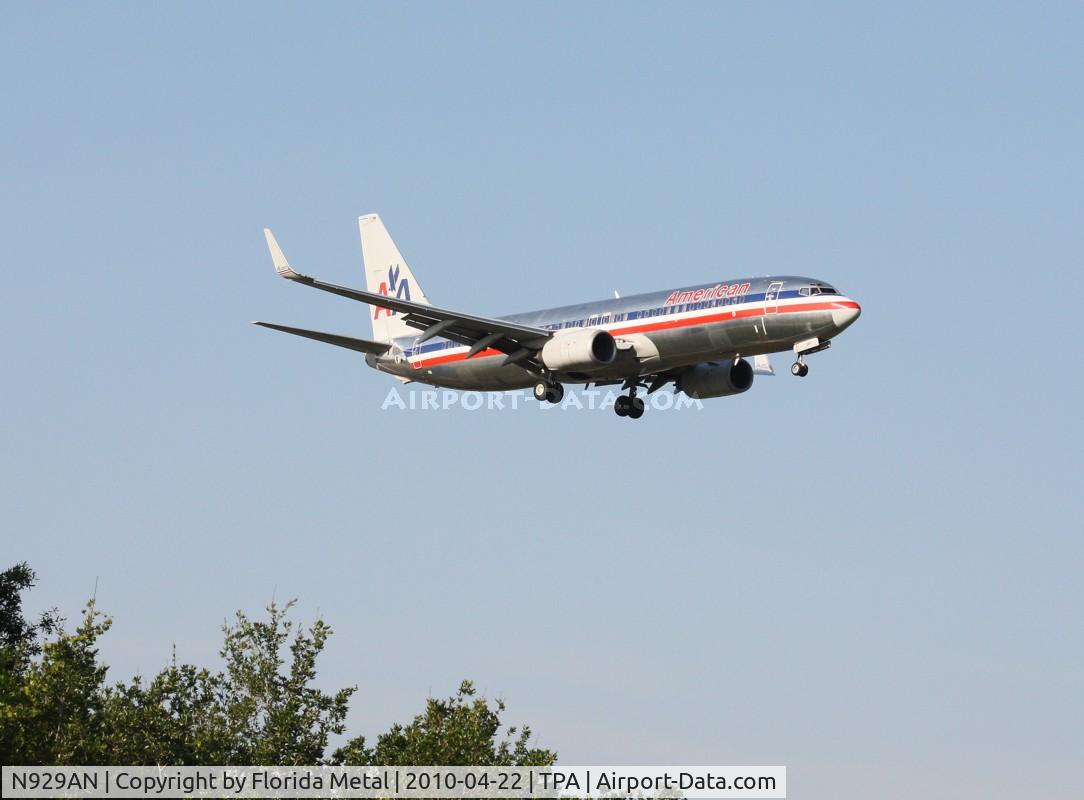 N929AN, 2000 Boeing 737-823 C/N 30078, American 737