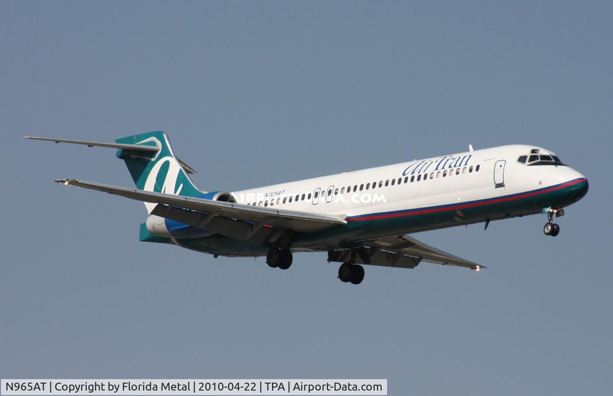N965AT, 2001 Boeing 717-200 C/N 55026, Air Tran 717