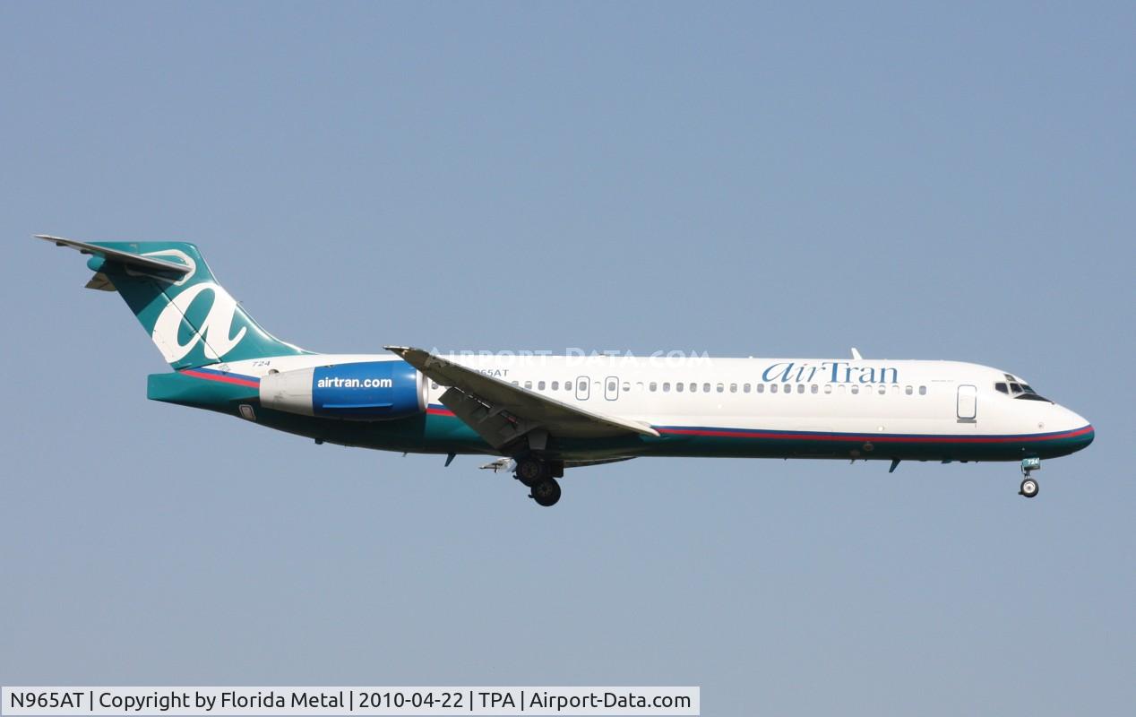 N965AT, 2001 Boeing 717-200 C/N 55026, Air Tran 717