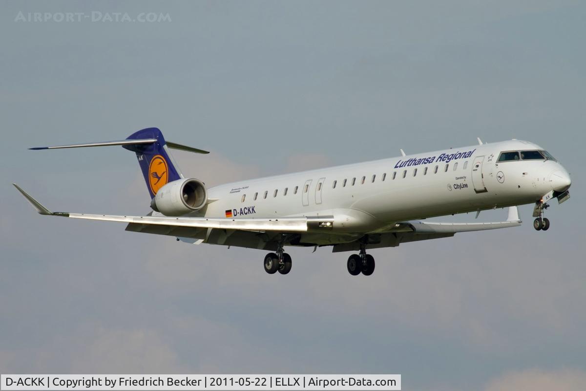 D-ACKK, 2006 Bombardier CRJ-900LR (CL-600-2D24) C/N 15094, on final RW24