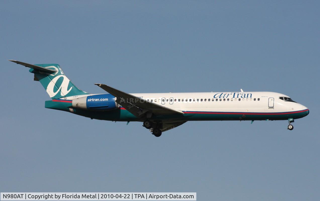 N980AT, 2002 Boeing 717-200 C/N 55039, Air Tran 717