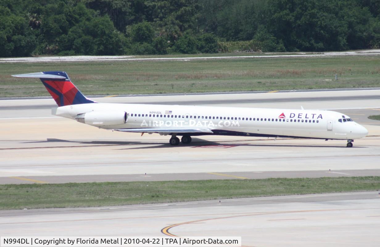 N994DL, 1991 McDonnell Douglas MD-88 C/N 53346, Delta MD88