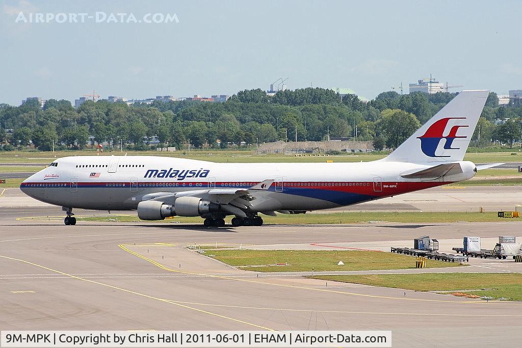 9M-MPK, 1998 Boeing 747-4H6 C/N 28427, Malaysia Airlines