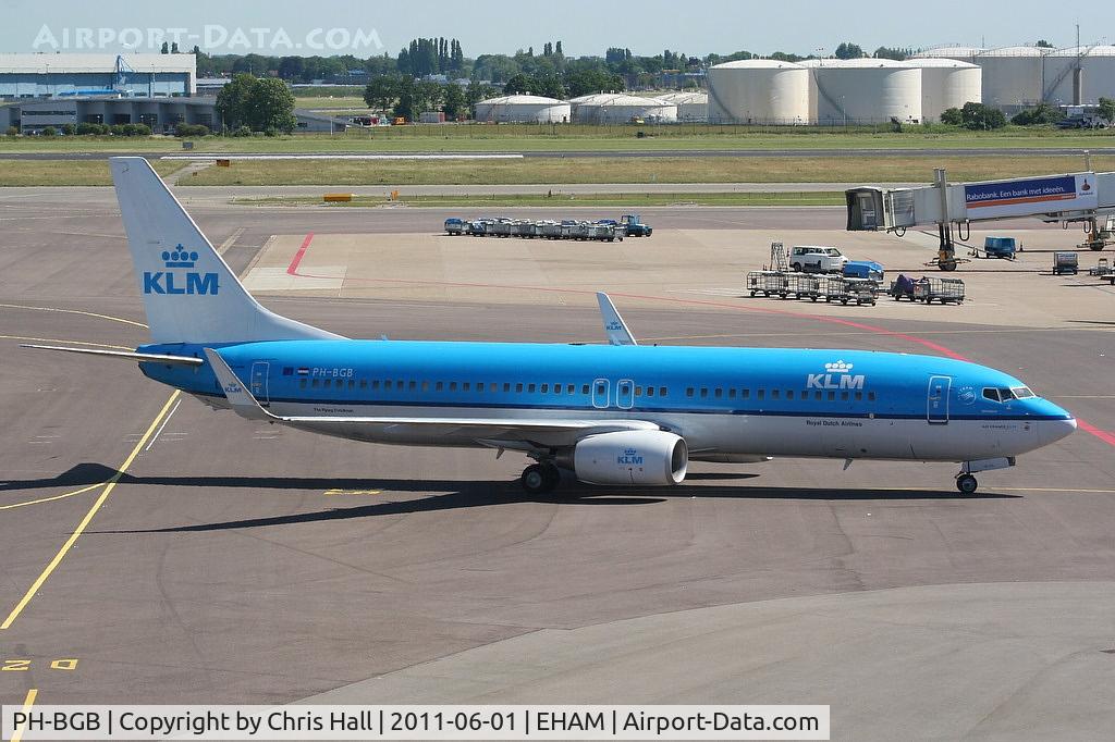 PH-BGB, 2008 Boeing 737-8K2 C/N 37594, KLM Royal Dutch Airlines