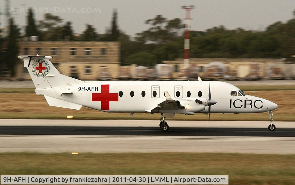 9H-AFH, 2000 Raytheon 1900D C/N UE-372, RED CROSS (MEDAVIA)
