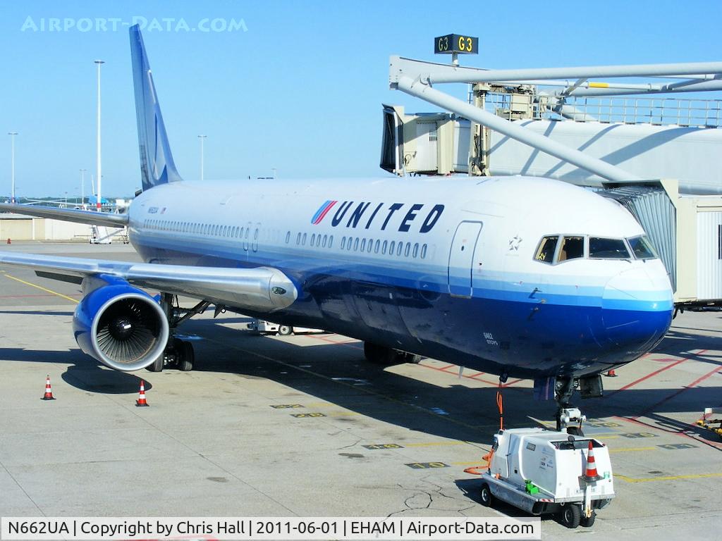 N662UA, 1993 Boeing 767-322 C/N 27159, United Airlines