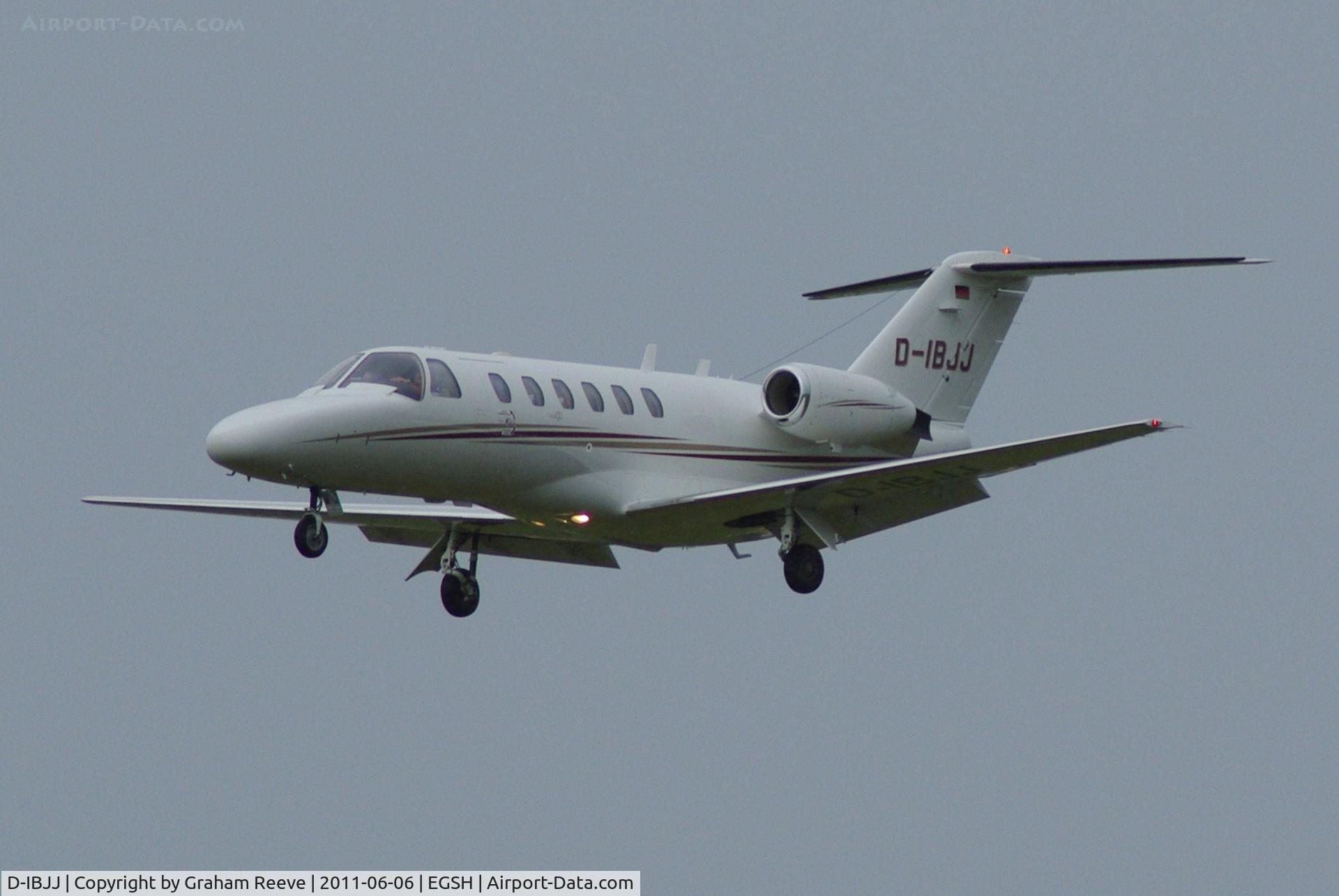 D-IBJJ, 2002 Cessna 525A CitationJet CJ2 C/N 525A-0125, About to land.
