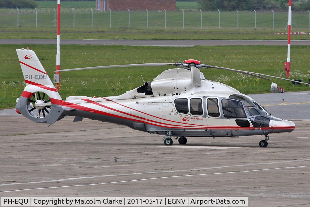 PH-EQU, 2005 Eurocopter EC-155B-1 C/N 6708, Eurocpter EC-155B-1 at Durham Tees Valley in May 2011.