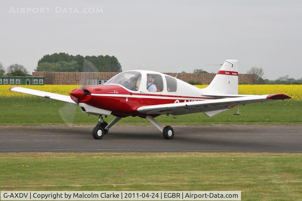 G-AXDV, 1969 Beagle B-121 Pup Series 1 (Pup 100) C/N B121-049, Beagle B121 Srs 1 at Breighton Airfield in April 2011.
