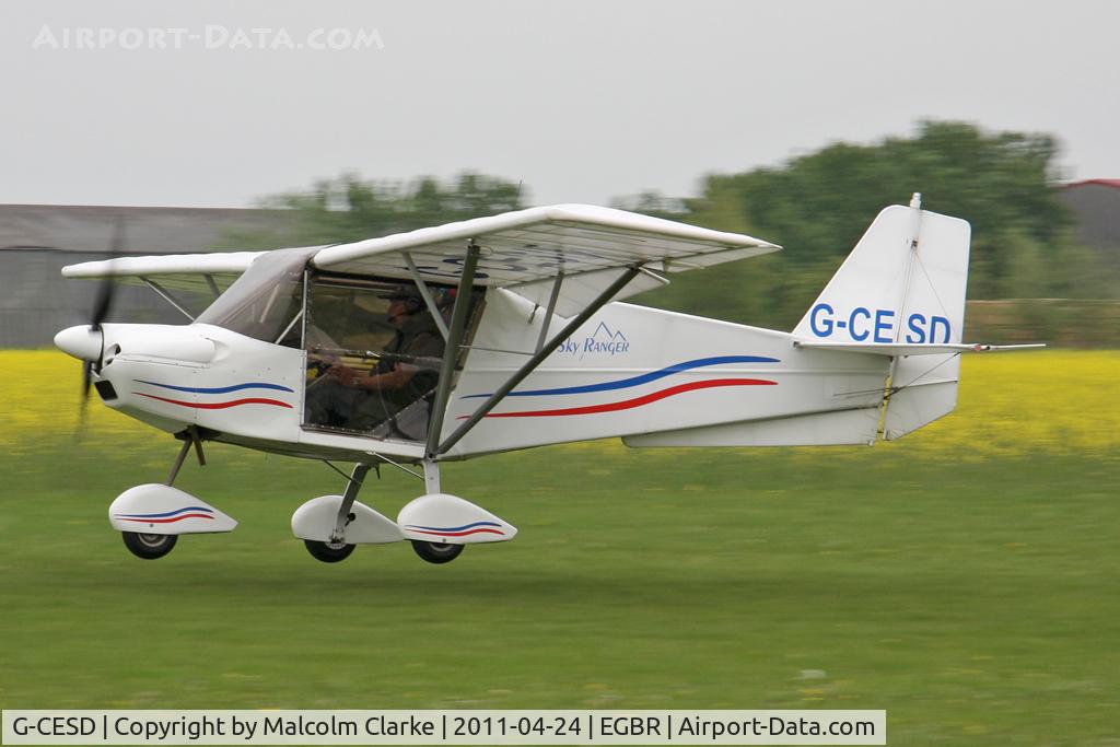 G-CESD, 2007 Best Off Skyranger Swift 912S(1) C/N BMAA/HB/535, Skyranger Swift 912S-1 at Breighton Airfield, UK in April 2011.