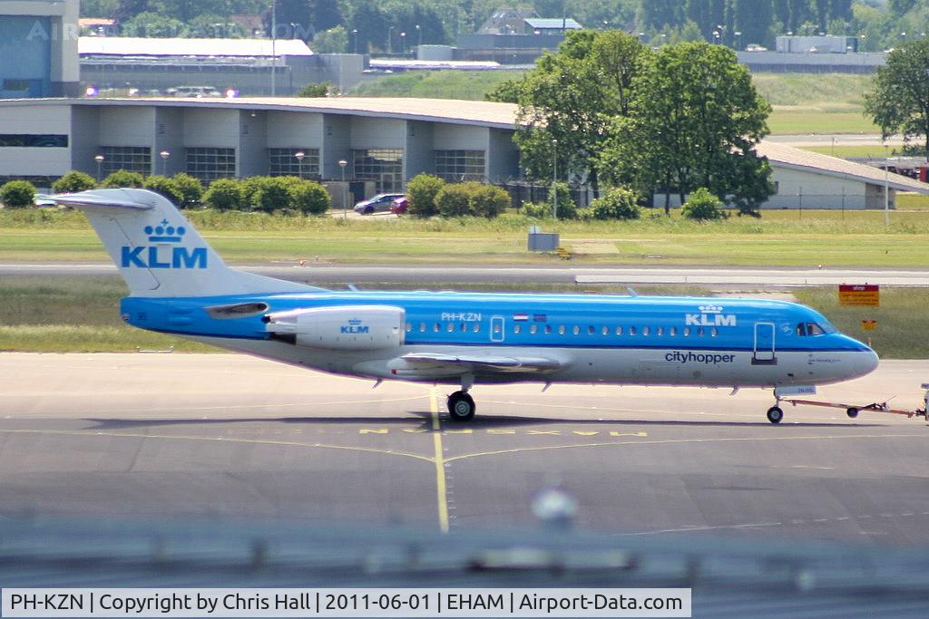 PH-KZN, 1995 Fokker 70 (F-28-0070) C/N 11553, KLM Cityhopper
