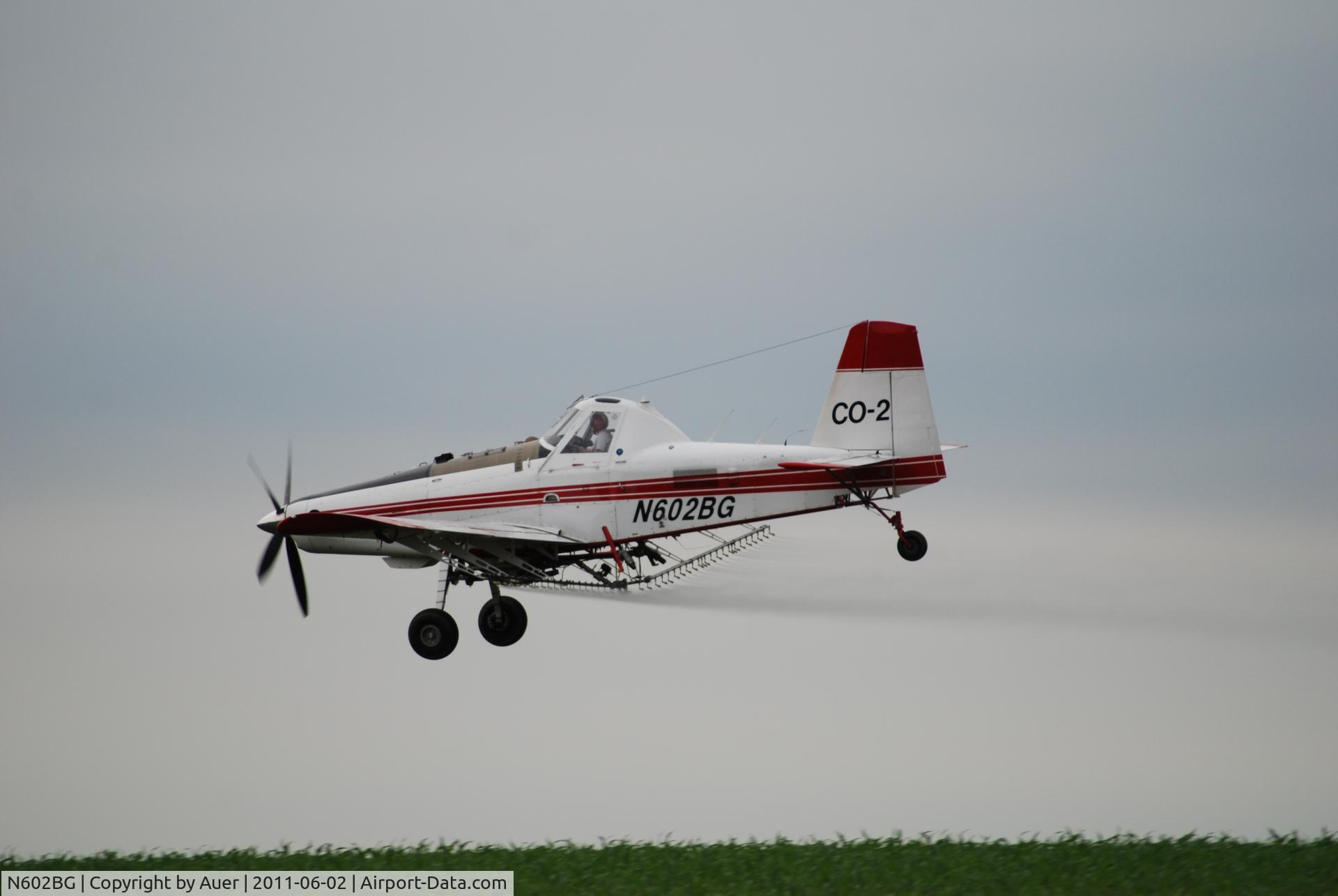 N602BG, Air Tractor Inc AT-602 C/N 602-1144, Crop Dusting